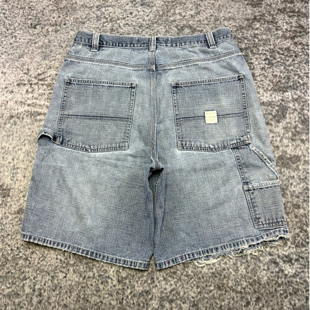 Sonoma Carpenter Shorts Mens 32 Blue Baggy Utility Y2K Skater Denim Jorts
